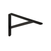 Dolmen 20 x 30cm Shelf Bracket 45kg - Black